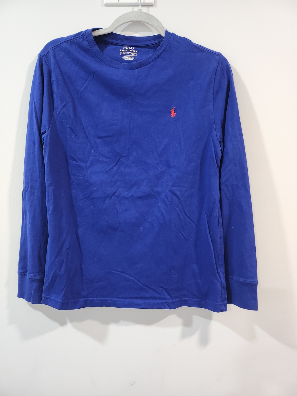 Polo by Ralph Lauren Blue Tee with Yellow Print